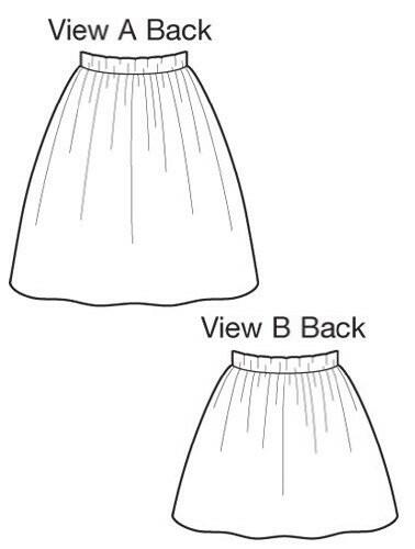 KWIK-SEW PATTERNS K3794OSZ Misses and Girlsskirts Sewing Pattern, Size Waist: