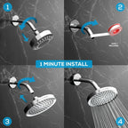 SparkPod Shower Head - High Pressure Rain - Premium Quality Luxury Design - Easy