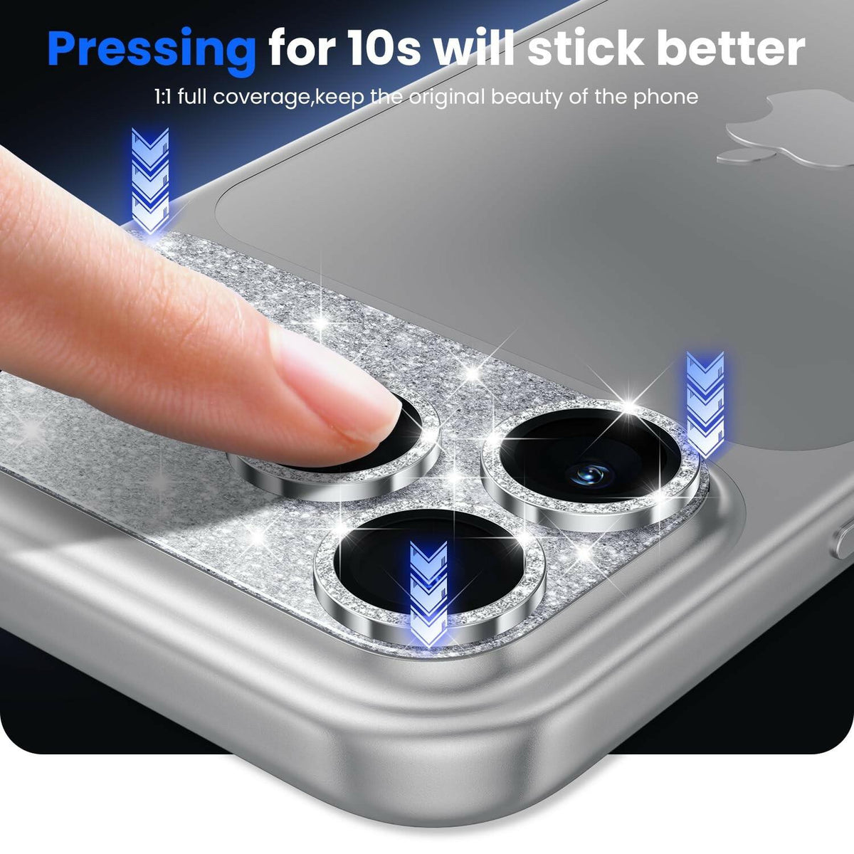 WSKEN for iPhone 17 Pro Max Camera Lens Protector, [Military Grade Shatterproof]