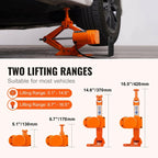 VEVOR Electric Car Jack 3 Ton 6600lbs 12V Scissor Jack Remote Control
