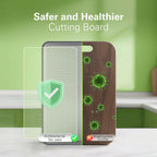 Stainless Steel Cutting Board 16''×11'', Double Sided 304 Steel Cutting Board