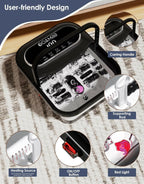 OPEN BOX - OOAMBB Collapsible Foot Spa with Heat, Bubble and Temp Control, Foot