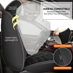RAWAKORW Car Seat Covers Custom Fit for Ford Bronco 2021 2022 2023 2024 2025 4