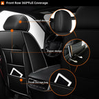RAWAKORW Car Seat Covers Custom Fit for Ford Bronco 2021 2022 2023 2024 2025 4