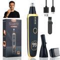 Yunmiss Nose and Ear Hair Trimmer for Men Women,2 in 1 LED Display Eyebrow Hair