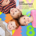 SAFEST Non Toxic Alphabet Puzzle Mat - THICKEST ABC Flooring Mat, 26 Tiles |