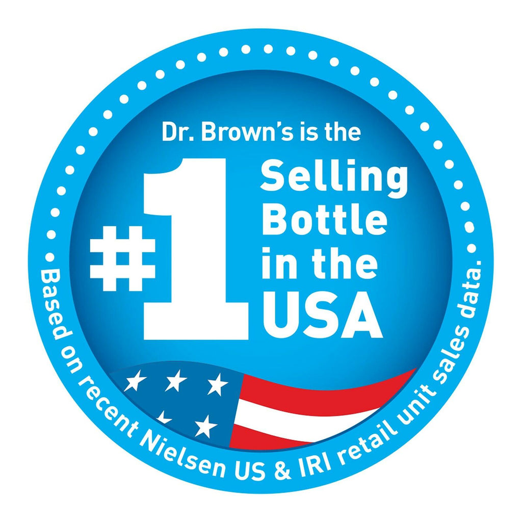 Dr. Brown’s Anti-Colic Options+ Wide-Neck Sippy Bottle Starter Kit, 9oz/270mL,