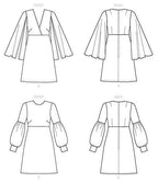 Vogue V9344A5 Very Easy to Sew Women's Fitted Dress Sewing Patterns, Sizes 6-14