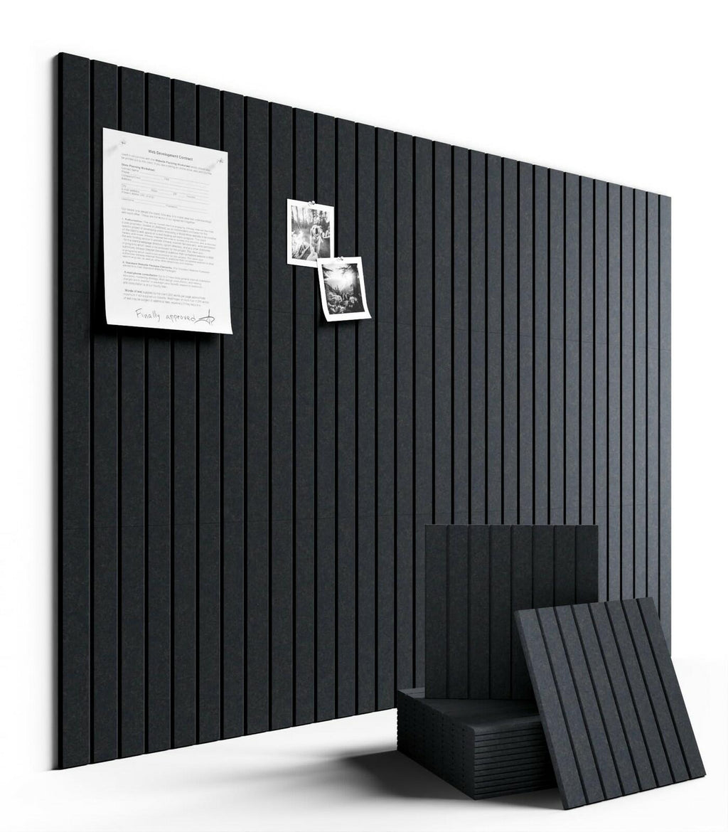 Fluxynara Large Felt Bulletin Board 48" x 36" Cork Board Alternative-12 Pack