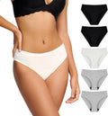 5 Pack Large BATTEWA Womens Leak Proof Underwear Light Incontinence Bikini
