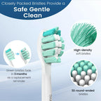 SuitShine Replacement Toothbrush Heads Compatible with Philips Sonicare and More