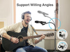 Elitehood Aluminum Foldable Microphone Stand, 82’’ Tall & Height Adjustable Mic