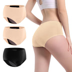 3 Pack Large VOXSHE Incontinence Underwear for Women Washable Leak Proof for