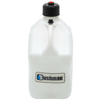 Bushman 4 Pack U-Jug Storage Jug, Portable Plastic Container, 5.5Gal, White