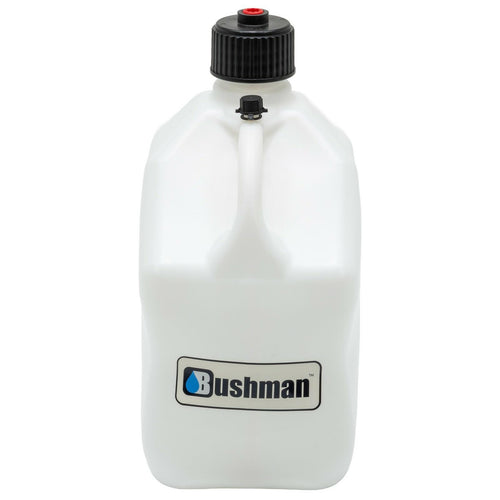 Bushman 4 Pack U-Jug Storage Jug, Portable Plastic Container, 5.5Gal, White