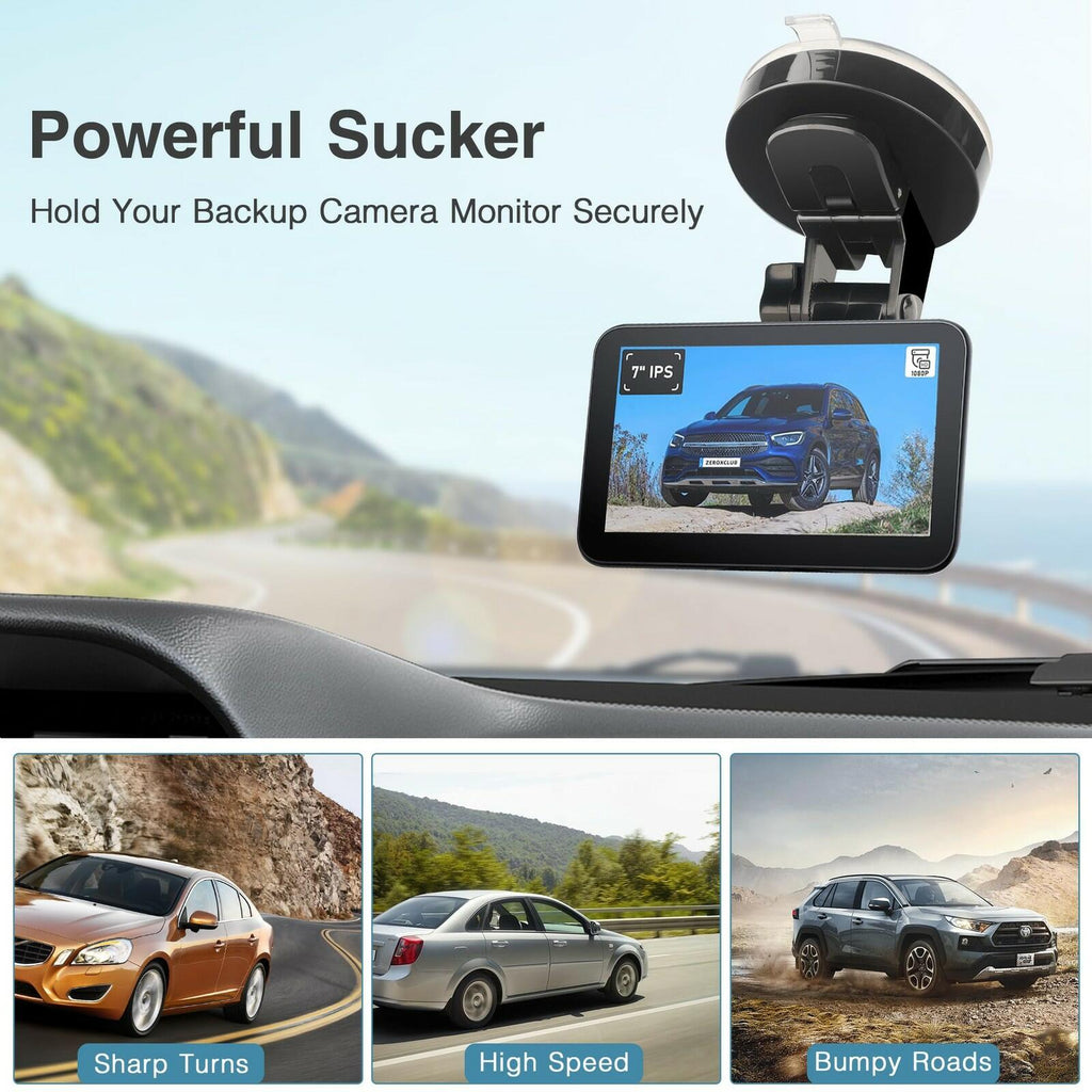Gonifeto Backup Camera Monitor Mount,(7/9in)Upgraded Rear View Camera Display