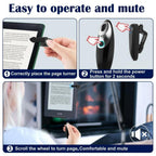 Remote Control Page Turner for Kindle Paperwhite Oasis Kobo eBook Readers,Mute