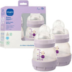 MAM 4.5oz Easy Start Anti-Colic Wide Neck Vented Baby Bottle, Extra Slow Flow
