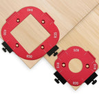 Draxzor 2 Pack Router Corner Radius Template, Premium Aluminum Alloy Router