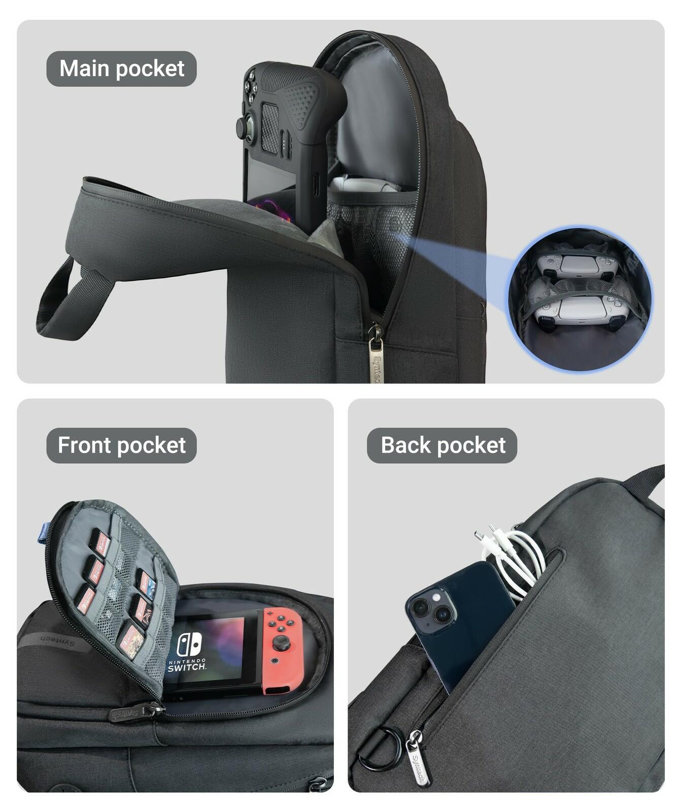 Syntech Carrying Case Compatible with Steam Deck OLED/ROG Ally X/ROG Xbox Ally