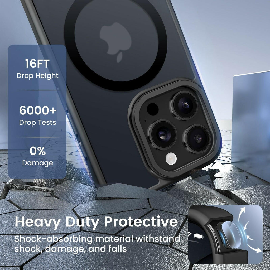 GolbinBox for iPhone 14 Pro Max Case, Compatible with Magsafe, Built-in