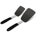 Unicook 2 Pack Flexible Silicone Spatula, Turner, 600F Heat Resistant, Ideal for