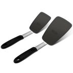 Unicook 2 Pack Flexible Silicone Spatula, Turner, 600F Heat Resistant, Ideal for