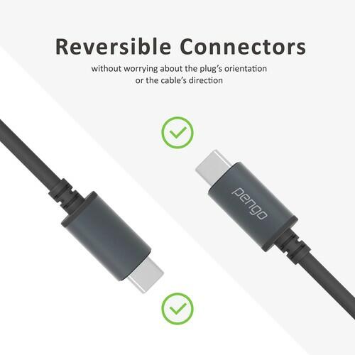 pengo USB-C to USB Micro-B 3.0 Cable (1.6 Ft) Compatible for TypeC Laptops Like