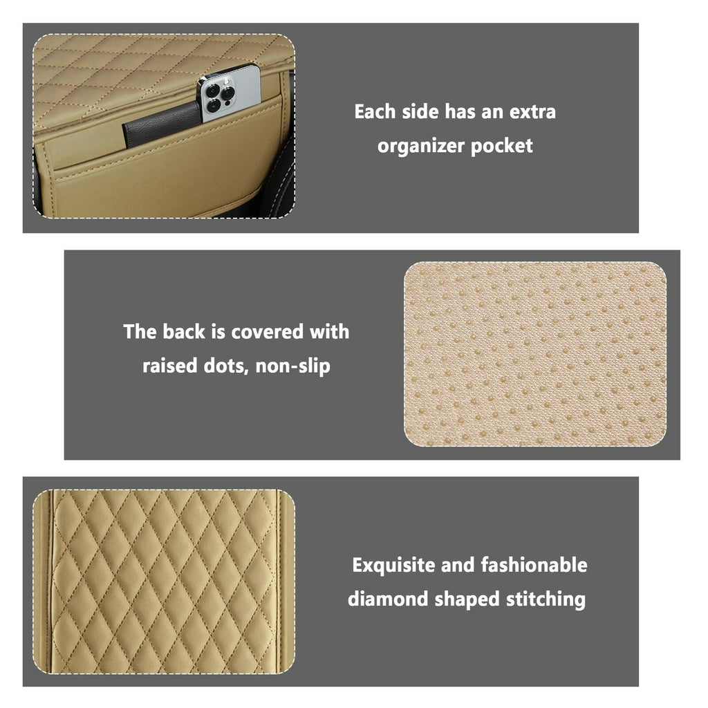 Stacool Upgraded Car Center Console Cover,Microfiber Leather Car Armrest Cover