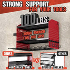 Power Tool Organizer with Charging Station, Heavy Duty Modular Wall Mount Rack