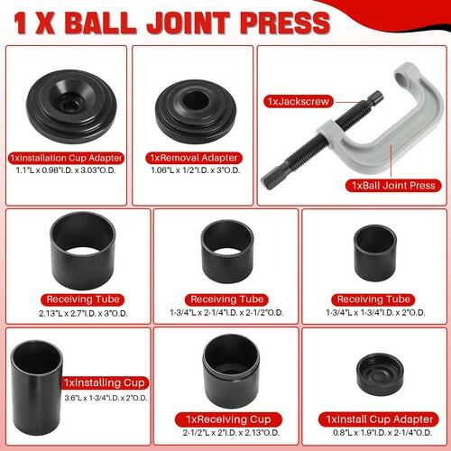 DASBET Ball Joint Removal Tool Kit Ball Joint Press U Joint Service Set