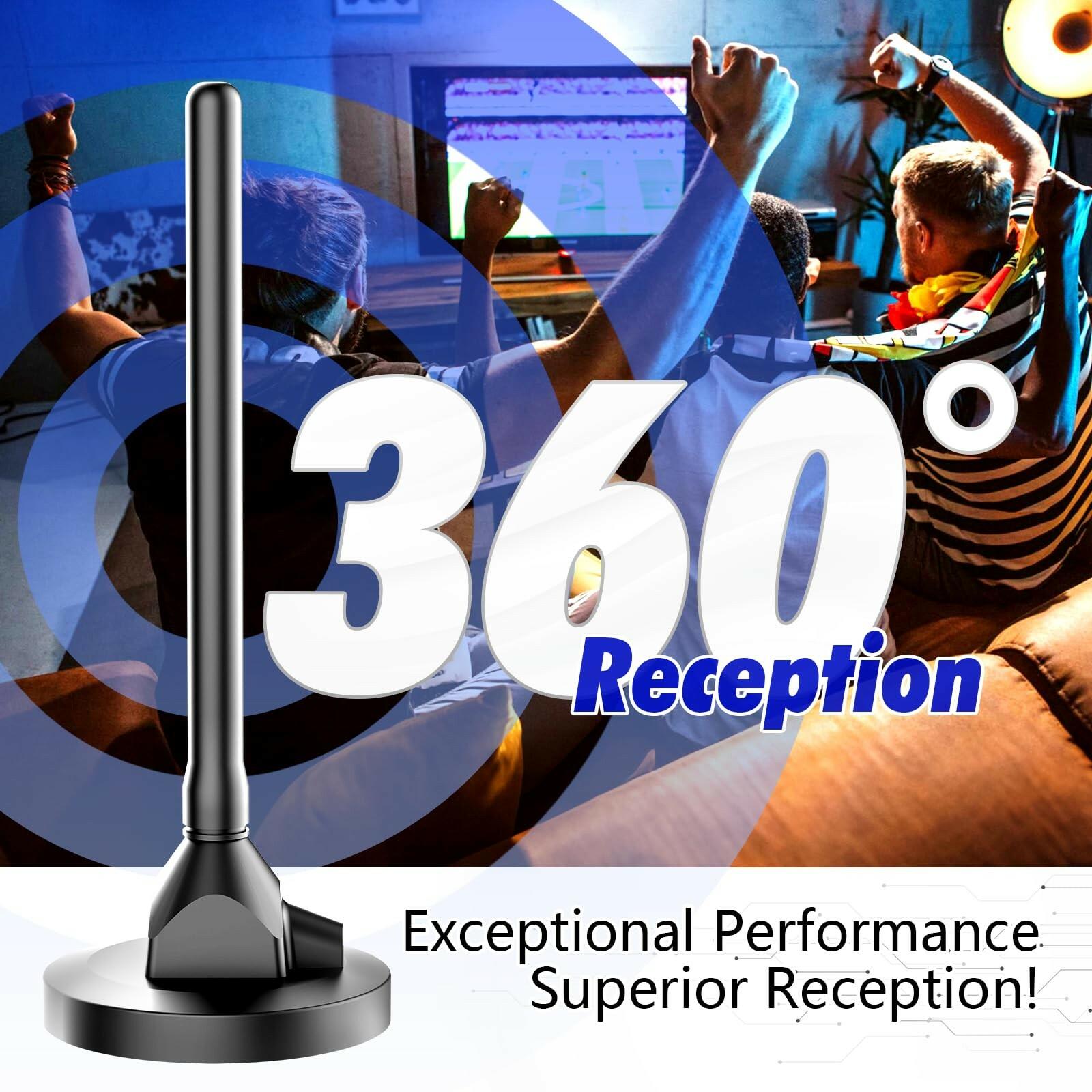 Digital Antenna for Smart TV Indoor, TV Antenna for Local Channels, TVs Antenna