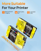 E-Z Ink 936XL 936e 936 Ink Cartridges for HP Printers Replacement for HP 936 Ink