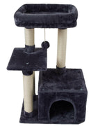 OPEN BOX - FISH&NAP Cute Cat Tree Kitten Cat Tower for Indoor Cat Condo Sisal