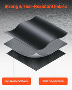 VEVOR Car Rooftop Cargo Carrier Bag, 23 Cubic Feet Roof Cargo Carrier, Heavy