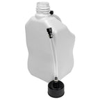 Bushman 4 Pack U-Jug Storage Jug, Portable Plastic Container, 5.5Gal, White