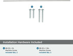 1 Pack Amerock | Cabinet Pull | Stainless Steel | 25-3/16 inch (640 mm) Center