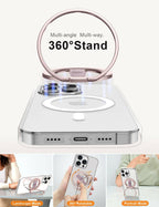 EWA MagOne 3rd Gen [Compatible with MagSafe] Phone Grip Stand with Finger Strap,