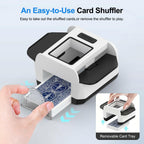 Svertmer Automatic Card Shuffler 1-2 Deck Electric Card Shuffle Machine|Portable