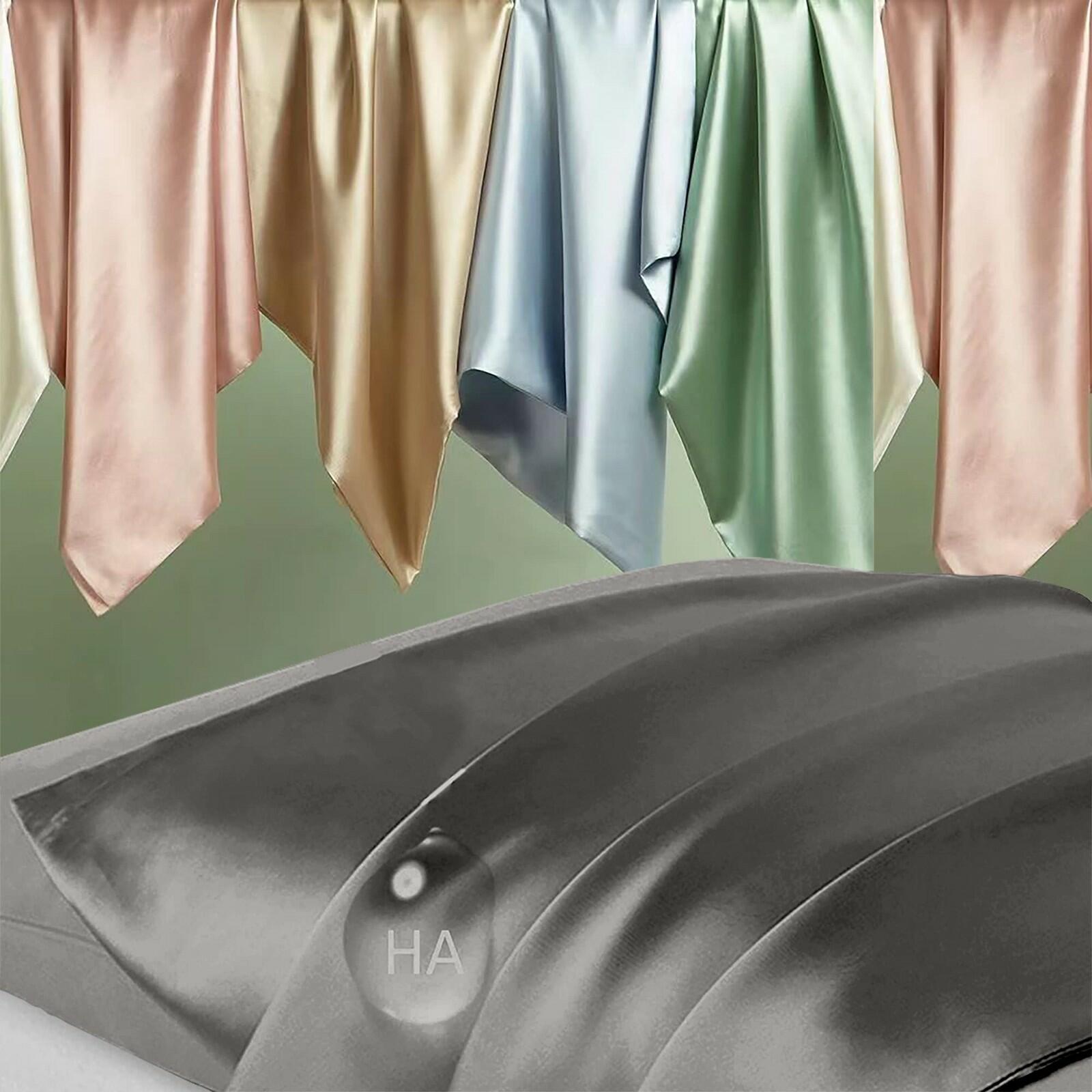 Silk Pillowcase for Hair and Skin, Mulberry Silk Pillow Cases Standard Size,