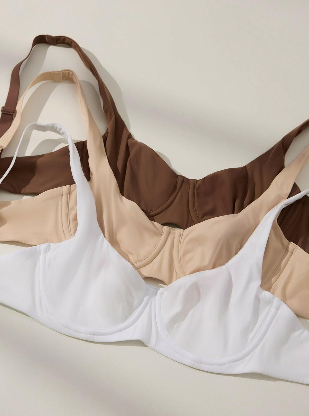 DOBREVA Women's Unlined Balconette Bra Underwire Supportive Plus Size Smooth