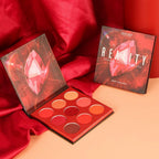 docolor Eyeshadow Palette 9Colors Red Eyeshadow Gemstone Shadow Palettes Highly
