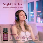 OPEN BOX - ASAKUKI Essential Oils for Diffuser – 6 Mood Essential Oil Blends