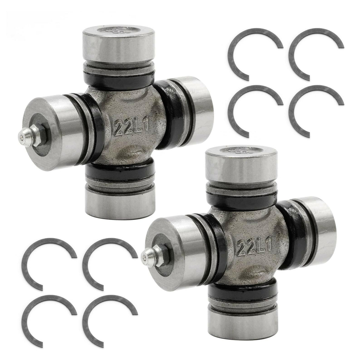 LIDSCURA 2 Pack 49050-1060 Rear Front Propeller Drive Shaft U-Joint, Replacement