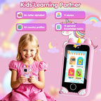 Kids Phone - Toddler Girl Toys for Age 3-10, Christmas Birthday Gifts for Girls,