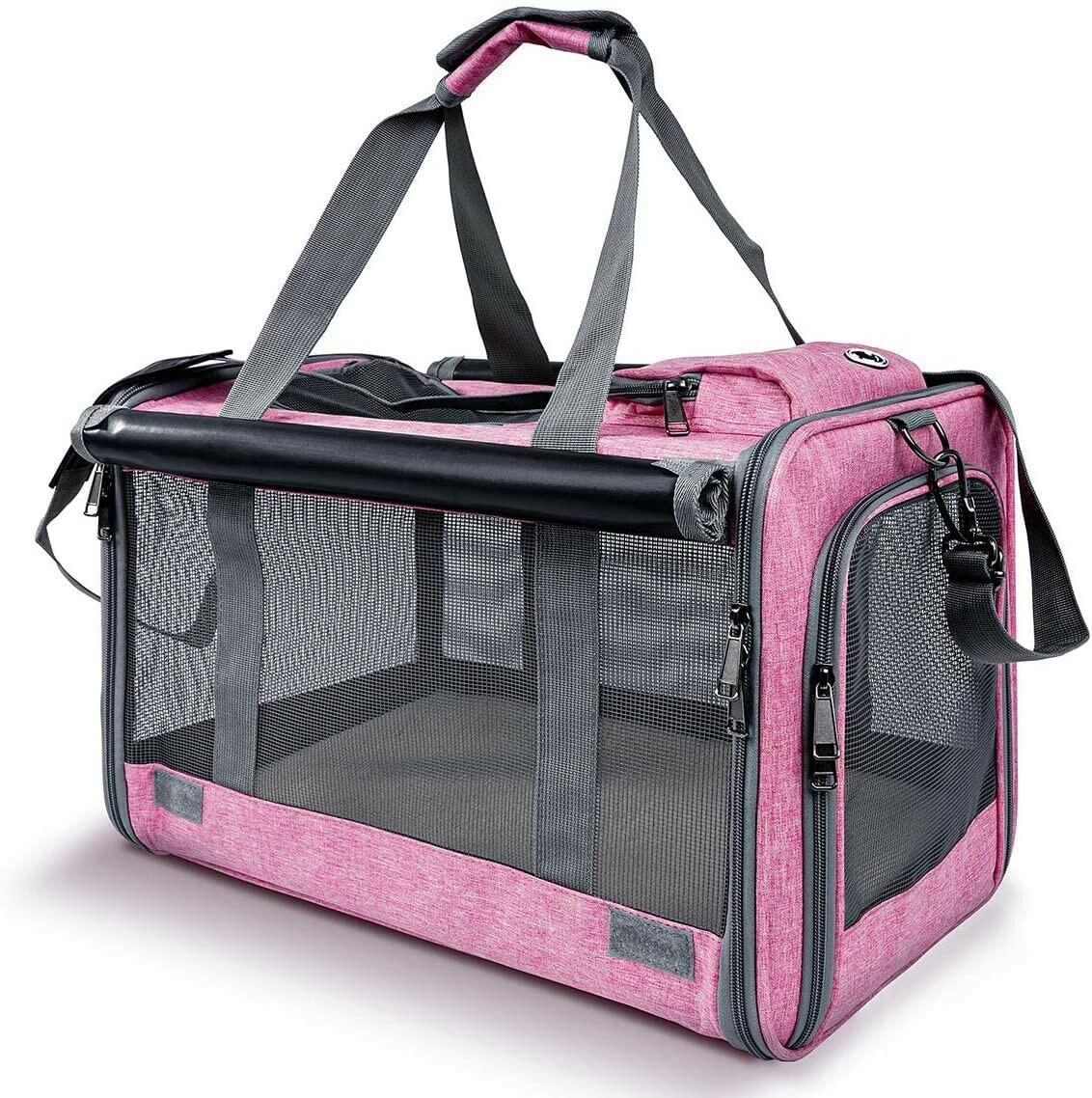 OPEN BOX - GAPZER Pet Carrier for Large and Medium Cats, Soft-Sided Pet Carrier