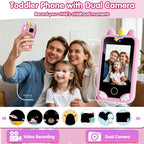 Kids Phone - Toddler Girl Toys for Age 3-10, Christmas Birthday Gifts for Girls,