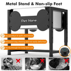Tivray Elevated Dog Bowl, 2.4 Gallon Adjustable Stainless Steel Water Bowl for