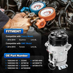 AC Compressor with Clutch Chevy Equinox GMC Terrain 2.4L 2012-2015 22798745