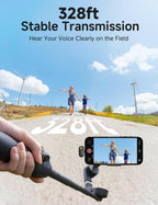 MAONO Wave T1 Mini Wireless Lavalier Microphone for iPhone 17 16 15 & Android